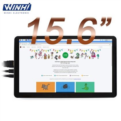شاشة تعمل باللمس مقاس 15.6 بوصة
